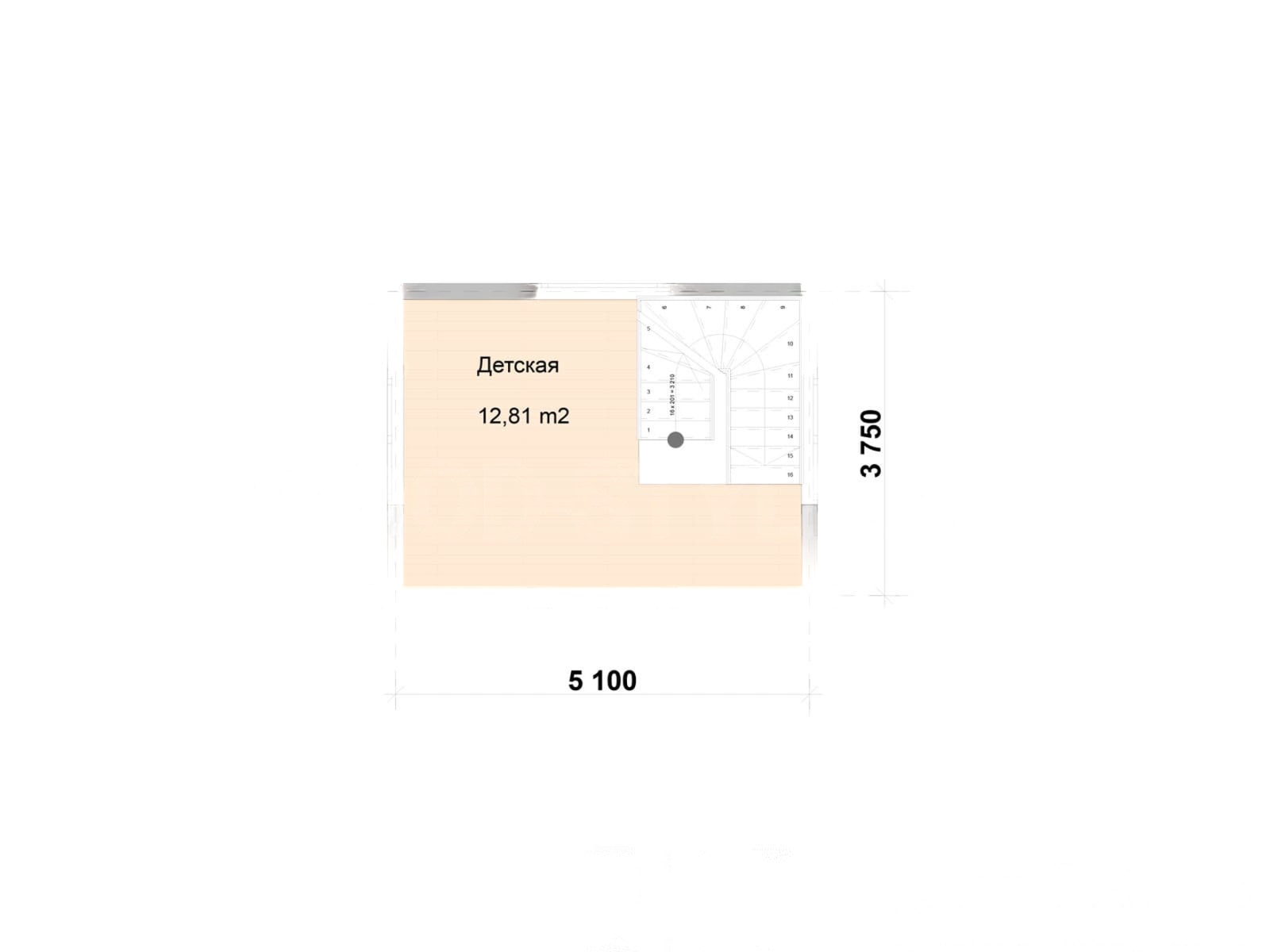 План 3 этажа